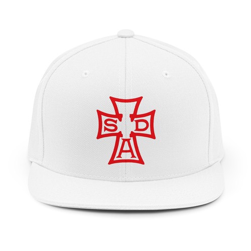 Sda red cross emblem - cross, snapback