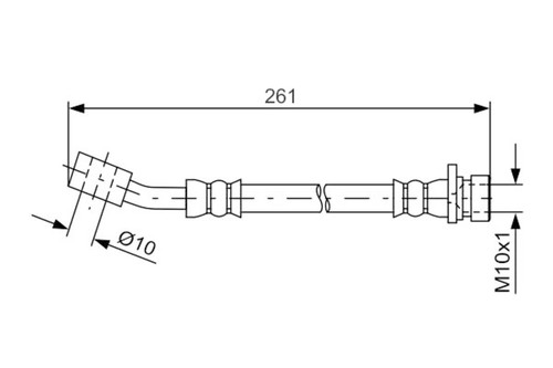 Bosch brake hose - for, honda