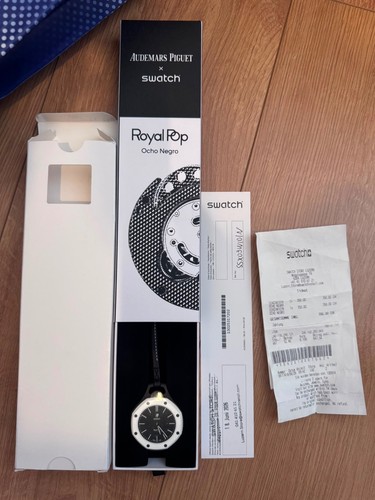 Swatch ocho negro black - ap,