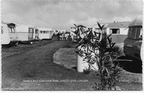 Vintage postcard sandy - vintage, bay