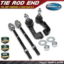 4x Tie Rod End Kit Front Inner & Outer for Jeep Cherokee KJ 2002-2005 5072445AA
