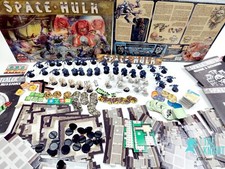Space Hulk Board Game + Genestealer Expansion 100% unpainted complete