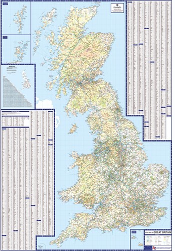 Great britain roads - a-z,