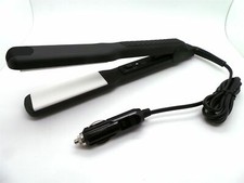  12v Camping Caravan Festival Car Portable Heated Hair Straighteners UK SELLER
