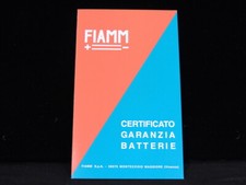 Fiamm Battery Guarantee