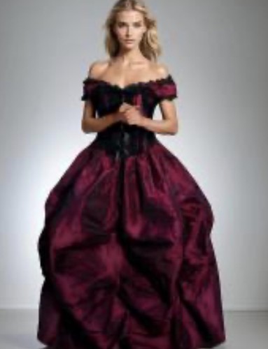 Burleska ballgown corset dress - burleska,