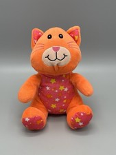 Orange Kitty Cat Plush W/