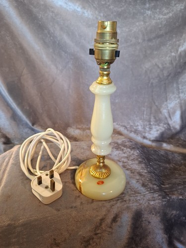 Vintage onyx marble - and, brass