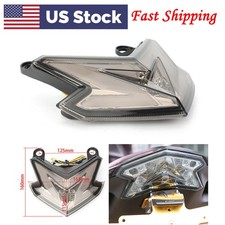 For KAWASAKI Ninja ZX6R/Z800/Z125 Pro 2013-18 Smoke LED Tail Turn Signals Light