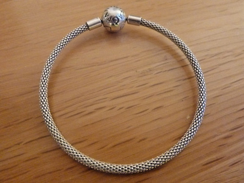 Pandora 18cm silver bangle - pandora,