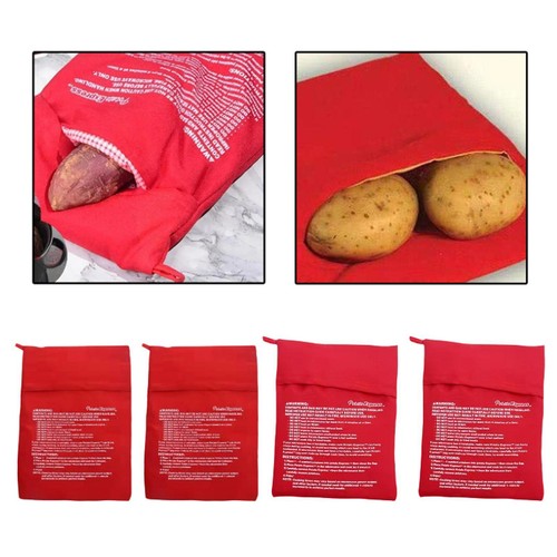 Microwave sweet potato - potato, bag