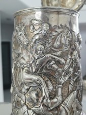 18c LARGE GERMAN SOLID SILVER