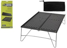  Summit Camping Table + Carry Bag Compact Foldable Lightweight Metal Small Table