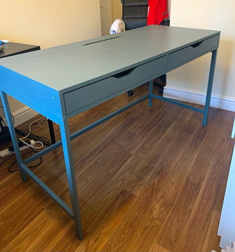 Green ikea drawer - desk, (gaps