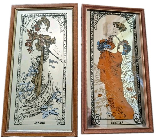 Vintage retro mucha spring - vintage/,