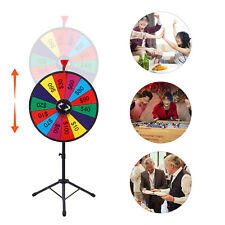 Adjustable 24" Prize Wheel 14 Slots Dry Erase Wheel of Fortune Spinning Wheel UK
