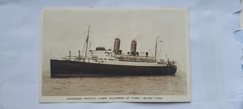 Vintage postcard ship - postcard, a