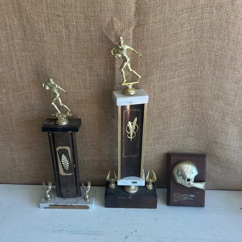 Vintage football trophy lot - lot, of