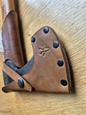 Matched leather sheath &