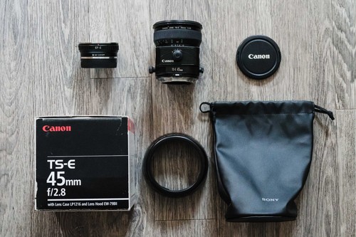 Canon 45mm ts e tilt - canon, ts-e