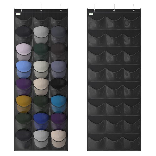 Baseball hat rack - 24, pocket