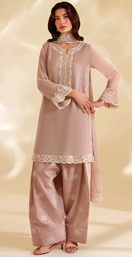 Iznik chiffon embroidered - chiffon,