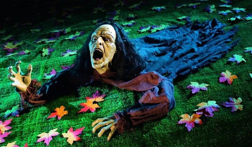 Crawling zombie halloween - crawling,