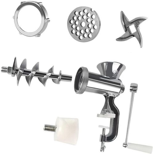 Manual meat grinder stainless - manual,