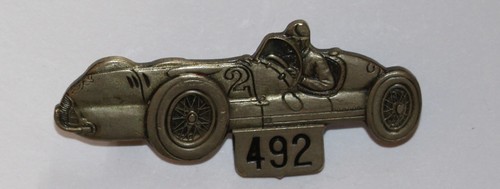 Rare silver pit badge 1947 - pit,