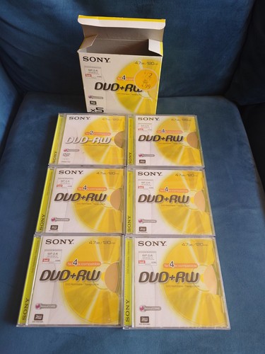 Sony dvd discs in - dvd+rw,