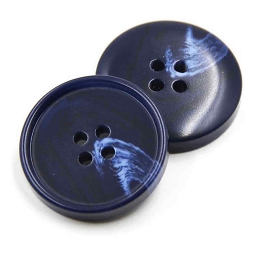 Navy blue marbled hole - marbled, rim