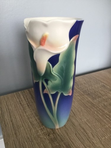 Franz porcelain blue arum - porcelain,