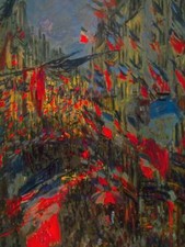 Claude Monet Festivities Master Art Painting Print Poster Reproduction 501Omb
