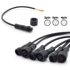 2 3 4 Pin IP65 Cable Plug Jack