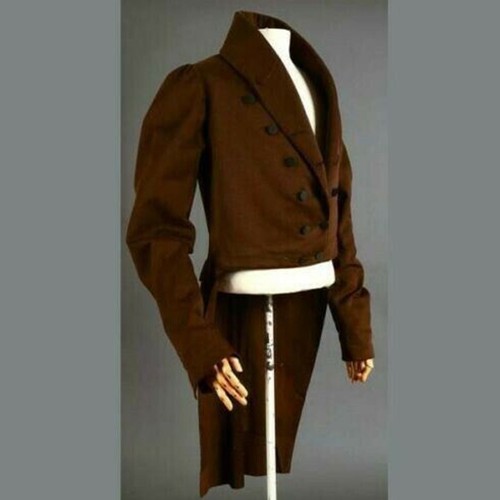 Men brown regency style - brown, 1800