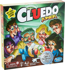 Cluedo Junior Board Game for Kids Ages 5+, Mystery Game with Classic Characters,