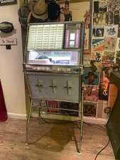 Rockola 403/1494 Jukebox with Chrome Stand Excellent Working Condition