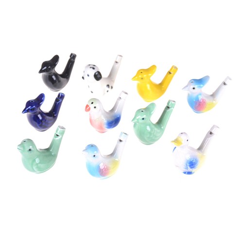 Ceramic bird whistle vintage - bird,