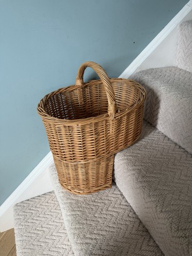Natural wicker stair step - natural,