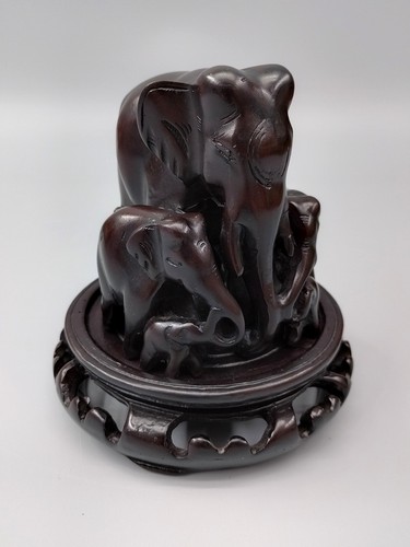 Asian elephant ebony wood - asian,