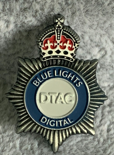 Police blue lights digital - -,