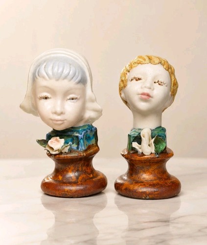 Pair vintage boy - vintage, girl