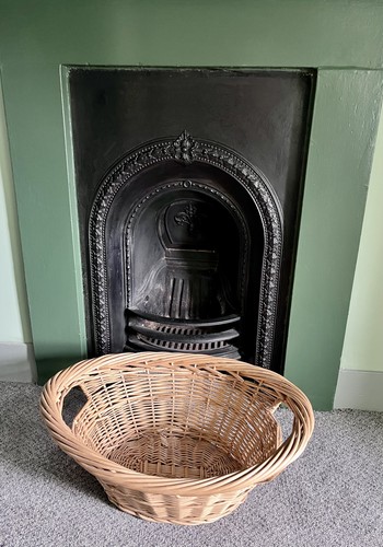 Large rustic wicker storage - large,