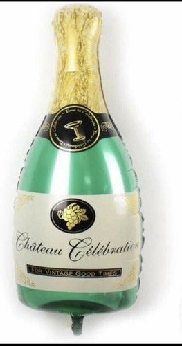 Champagne glass bottle - 20, foil