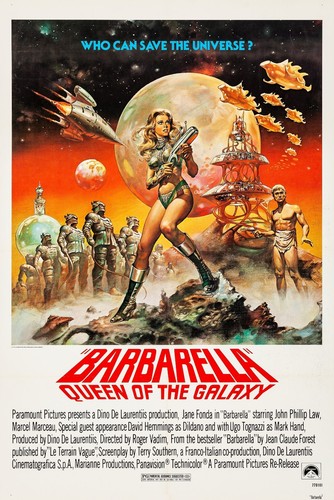Barbarella 1968 one sheet - barbarella, us