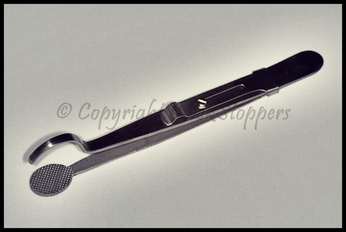 Tweezer head and shank - shank, locking