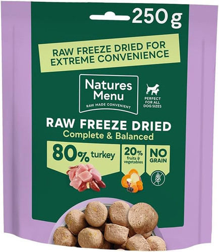 Natures menu raw freeze dried - menu,