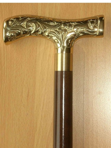 Antique brass derby head - antique,