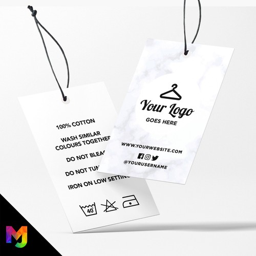 Custom clothing swing tags - clothing,