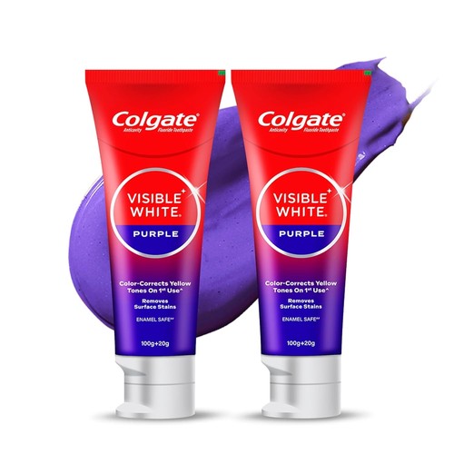 Colgate visible white purple - colgate,